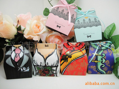 【批發供應婚禮用品 個性喜糖盒 甜甜蜜蜜喜糖盒 義烏喜糖盒批發】價格,廠家,圖片,禮品盒、禮品袋,義烏市金納枝喜慶用品商行-